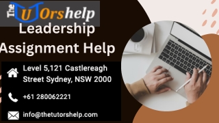 Leadership Assignment Help