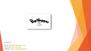 contact us email sales@thetophopper com phone