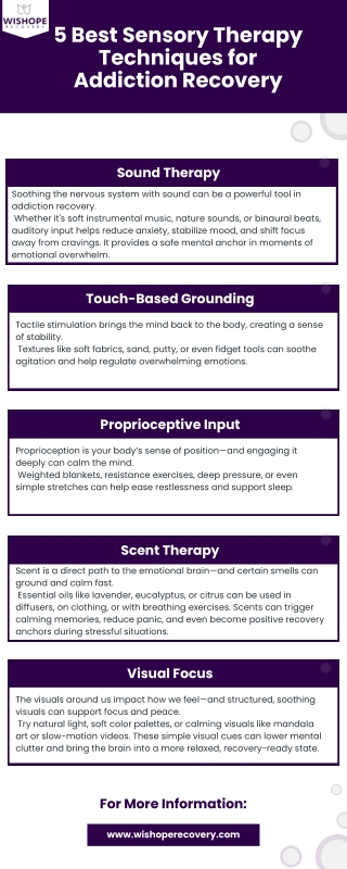 5 Best Sensory Therapy Techniques for Addiction Recovery
