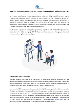 CERT Program Guide | Medical Billing Company USA