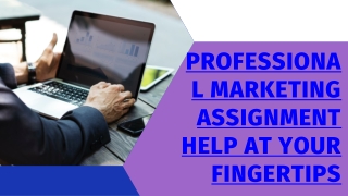 Marketing Assignment Help