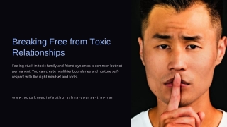breaking free from toxic relationships