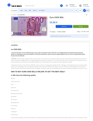 Euro €500 Bills Money in Germany - labofwealth.com