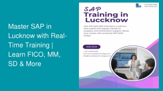 master sap in lucknow with real time training