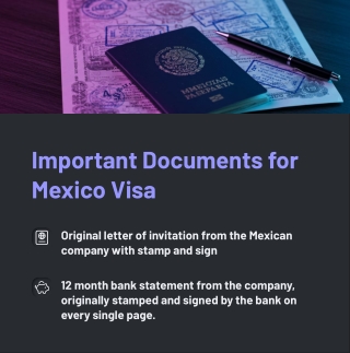 important documents for mexico visa