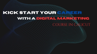 kick start your career