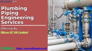 Plumbing Piping Engineering Services
