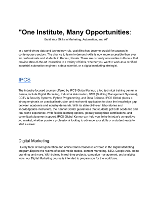 IPCS BLOG