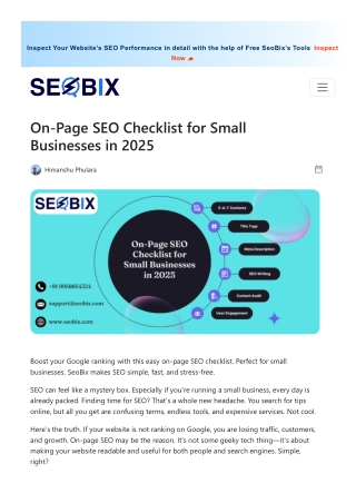 On-Page SEO Tricks Every Small Business Needs in 2025