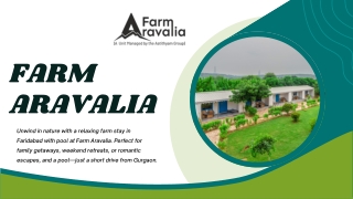 Farm Stay in Faridabad With Pool – Relax & Rejuvenate