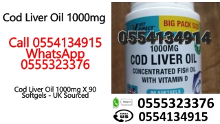 Vvit Direct Cod Liver Oil 1000mg X 90 Softgels - UK Sourced