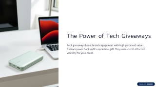 Power Up Your Promotions with Custom Power Banks Wholesale