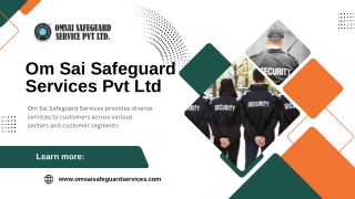 Ensure Safety with Security Services in Bhopal Now