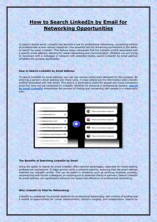 The Importance of Business Email Lookup in Modern Marketing