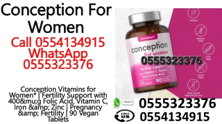 Horbaach Conception  For Women Fertility Support Folic Acid