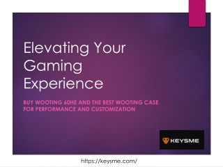 Buy Wooting 60HE and the Best Wooting Case for Performance and Customization