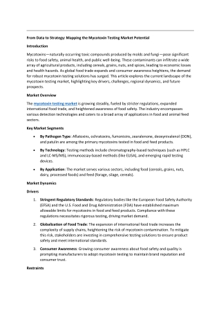 Mycotoxin Testing Market