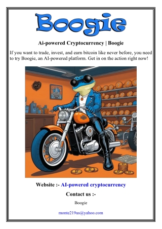 Ai-powered Cryptocurrency   Boogie