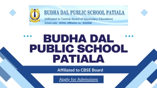 CBSE Certified School in Patiala | Budha Dal Public School