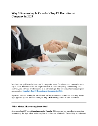Why 2iResourcing Is Canada’s Top IT Recruitment Company in 2025.docx-web2.0