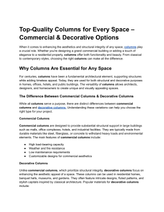 Choosing the Right Doors for Your Home: Quality and Style from a Trusted Door Su