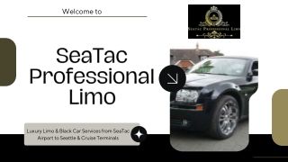 Premium Limo & Black Car Services from SeaTac Airport – SeaTac Professional Limo