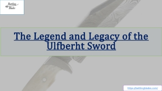 the legend and legacy of the ulfberht sword