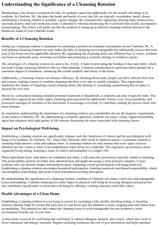 understanding the significance of a cleansing