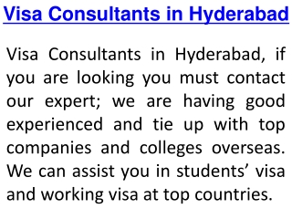 Student Visa Consultants in Hyderabad - Hashoverseas