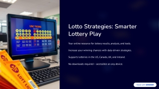 lotto strategies smarter lottery play
