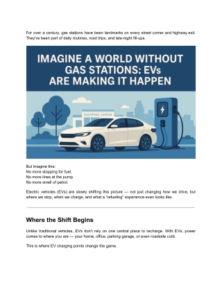 for over a century gas stations have been