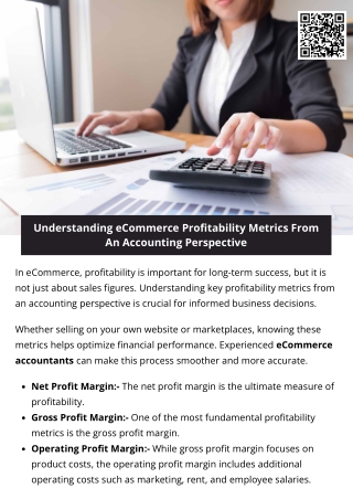 Understanding eCommerce Profitability Metrics From An Accounting Perspective
