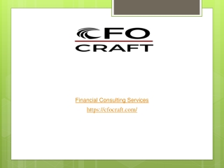 financial consulting services