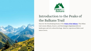 Peaks of the Balkans Trail: Epic Hike Through Albania, Kosovo & Montenegro