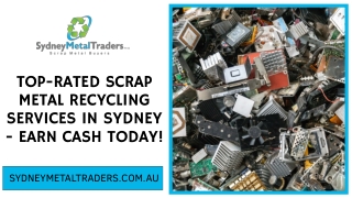 Top-Rated Scrap Metal Recycling Services in Sydney - Earn Cash Today!