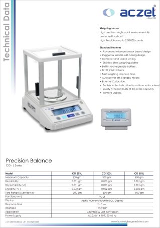 220gm/1mg Aczet Precision Weighing Balance | Aczet Precision Jewellery Weighing