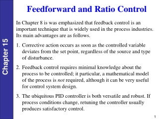 in chapter 8 is was emphasized that feedback