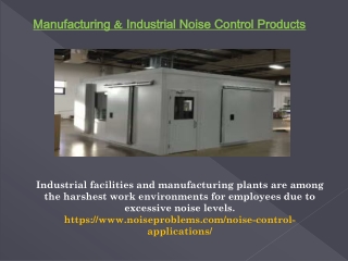 Noise Control