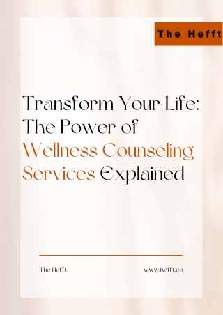 transform your life the power of wellness