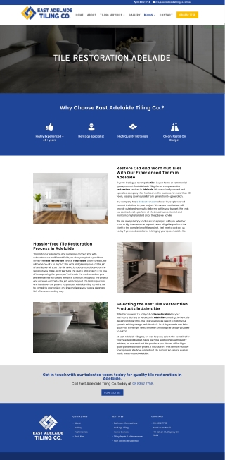 Tile Restoration Adelaide
