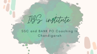 Best SSC and bank po Coaching In Chandigarh