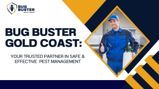 Bug Buster Gold Coast: Your Trusted Partner in Safe & Effective Pest Management
