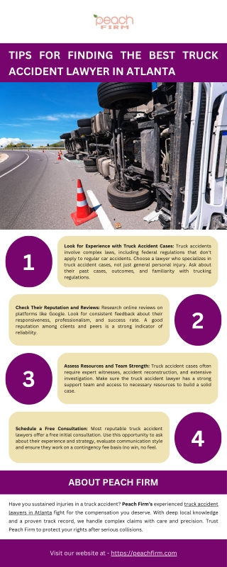 Tips for Finding the Best Truck Accident Lawyer in Atlanta