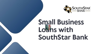 Small Business Loans with SouthStar Bank