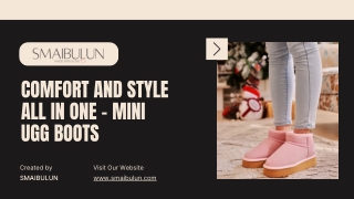 comfort and style all in one mini ugg boots