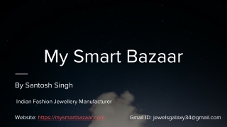 Wholesale Jewellery Suppliers In Delhi With Price Online | MySmartBazaar