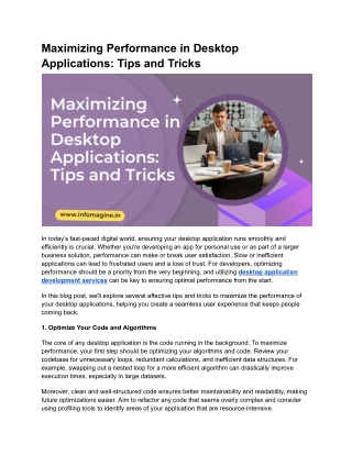 Maximizing Performance in Desktop Applications_ Tips and Tricks (1)