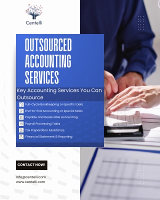 Outsourced Accounting Services - You can outsource