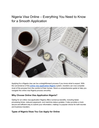 nigeria visa online everything you need to know