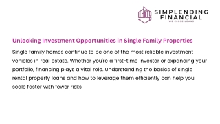 Unlocking Success with Single Family Rental Lenders